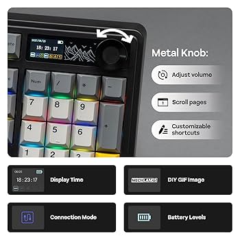 Amazon.com: MechLands AJAZZ AK980 96% USB-C/BT5.0/2.4GHz